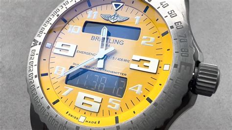 breitling emergency youtube|breitling emergency 2 price.